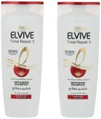 ⁦شامبو لوريال باريس إلفيف كلي توتال ريبير 5 لمعالجة شاملة واستعادة حيوية الشعر - 400 مل⁩ - الصورة ⁦3⁩