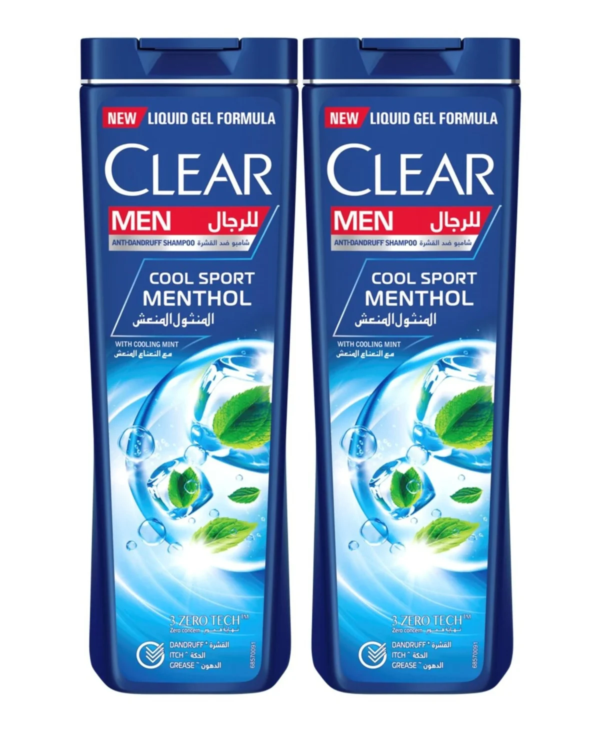 ⁦شامبو كلير للرجال بالمنثول المنعش لتنظيف عميق وحماية قصوى ضد القشرة - 700 مل⁩ - الصورة ⁦2⁩