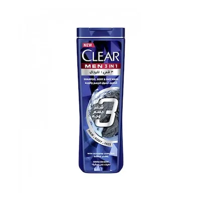 عبوة غسول كلير ثلاثي المفعول للرجل - 400 مل