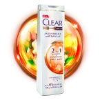 ⁦شامبو وبلسم كلير النسائي بخلاصة جذور الزنجبيل لمقاومة القشرة وتساقط الشعر - 400 مل⁩ - الصورة ⁦3⁩