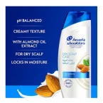 ⁦شامبو هيد اند شولدرز للعناية بفروة الرأس الجافة بخلاصة زيت اللوز المرطب - 200 مل⁩ - الصورة ⁦2⁩