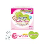 عرض ضخم من مناديل بيبي جوي المبللة - 192 قطعة