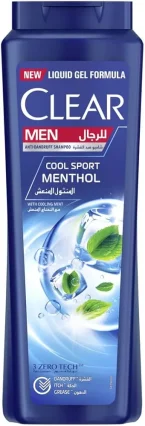 ⁦شامبو كلير للرجل كول سبورت بالمنثول للانتعاش الفائق ومكافحة القشرة المستعصية - 200 مل⁩ - الصورة ⁦2⁩