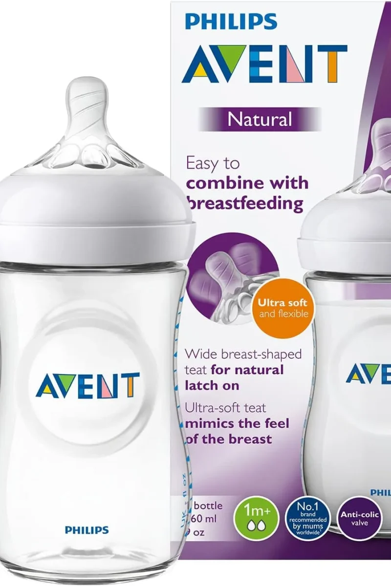 رضّاعة فيليبس أفنت ناتشورال 260 مل للأطفال من عمر 1 شهر – رضاعة مريحة وطبيعية