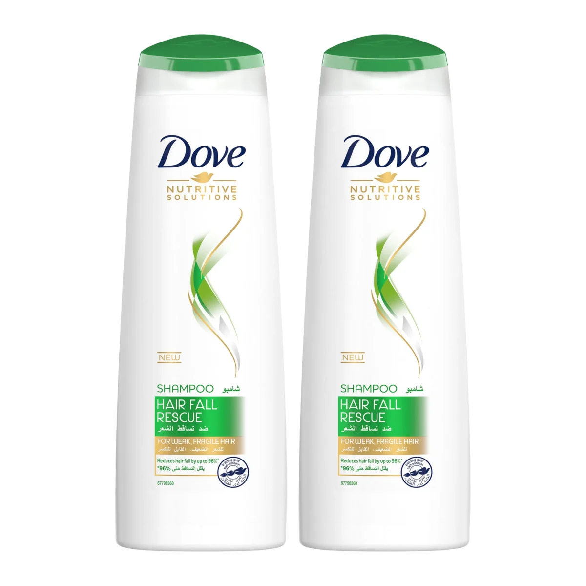 ⁦شامبو دوف الحلول التغذوية لإنقاذ الشعر من التساقط والعناية المكثفة - 200 مل ⁩ - الصورة ⁦2⁩