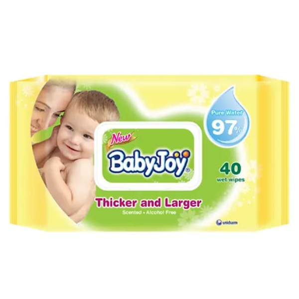 بيبي جوي مناديل مبللة معطرة للأطفال - 40 منديل