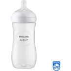⁦رضاعة فيليبس أفنت ناتشورال شفافة 330 مل للأطفال من عمر 3 شهور – رضاعة طبيعية بلا عناء⁩ - الصورة ⁦2⁩