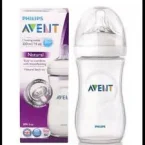 ⁦رضّاعة فيليبس أفنت ناتشورال 330 مل للأطفال من عمر 6 شهور – تغذية آمنة وطبيعية⁩ - الصورة ⁦2⁩