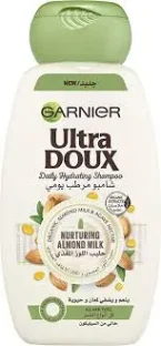 ⁦شامبو جارنييه الترا دو بحليب اللوز المغذي لترطيب وحيوية الشعر - 600 مل⁩ - الصورة ⁦3⁩