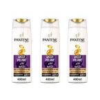 ⁦شامبو بانتين برو-في شير فوليوم لتعزيز كثافة الشعر الناعم وتألقه - 400 مل⁩ - الصورة ⁦3⁩