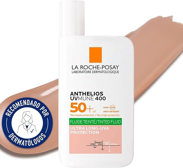 واقي شمس لاروش بوزيه أنثيليوس سائل خفيف غير مرئي SPF50 للبشرة الحساسة