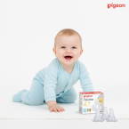 ⁦حلمة رضاعة بيجون سيليكون مقاس متوسط (M) للأطفال من عمر 4 أشهر وأكثر – مرنة وناعمة⁩ - الصورة ⁦3⁩