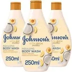 ⁦جونسون فيتا ريتش سائل استحمام مع خلاصة اللبن والخوخ وجوز الهند – 250 مل⁩ - الصورة ⁦3⁩