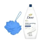 ⁦دوڤ غسول الجسم تغذية عميقة 250 مل + لوفة مجانا - 1 عبوة⁩ - الصورة ⁦2⁩