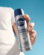 ⁦نيفيا بخاخ سيلفر بروتيكت للرجال حماية متطورة بقوة أيونات الفضة - 150 مل⁩ - الصورة ⁦2⁩