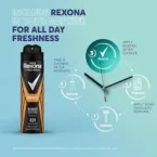 ⁦ريكسونا مزيل عرق بخاخ سبورت ديفينس للرجال 48 ساعة - 150 مل⁩ - الصورة ⁦2⁩