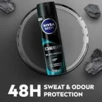 ⁦نيفيا بخاخ مزيل العرق ديب بلاك كاربون بيت للرجال - 150 مل⁩ - الصورة ⁦2⁩