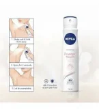 ⁦نيفيا، مزيل عرق للنساء، بخاخ،  باودر تاتش، ببودرة الكاولين 150 مل⁩ - الصورة ⁦2⁩