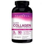 نيوسيل سوبر كولاجين + فيتامين سي وبيوتين 270 قرص – دعم متكامل للشعر والمفاصل والبشرة