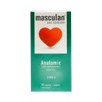 ماسكولان واقي ذكري أناتوميك راحة إضافية 10 قطع – حماية مريحة وتجربة طبيعية