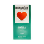 ماسكولان واقي ذكري أناتوميك راحة إضافية 10 قطع – حماية مريحة وتجربة طبيعية