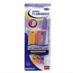 ماكينة حلاقة فيذر فلامينغو اس للوجه والجسم وللبشرة الحساسة - عبوة 3 قطع