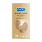 واقي الذكر ديوركس Real Feel – عبوة واقيات لإحساس طبيعي - 10 قطع