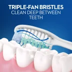 ⁦فرشاة أسنان أورال-بي 1-2-3 اليدوية - 1 قطعة⁩ - الصورة ⁦2⁩