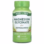 مغنيسيوم جليسينات مع الأشواغاندا – 60 كبسولة