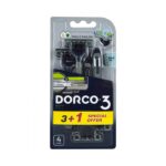 ماكينة حلاقة دوركو ثري فيت المحمولة عرض خاص3+1 لحلاقة ناعمة وسريعة - 1 قطعة