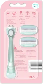 ⁦ماكينة حلاقة دوركو شاي 3 كريمي للنساء لحلاقة ناعمة ومرطبة⁩ - الصورة ⁦2⁩