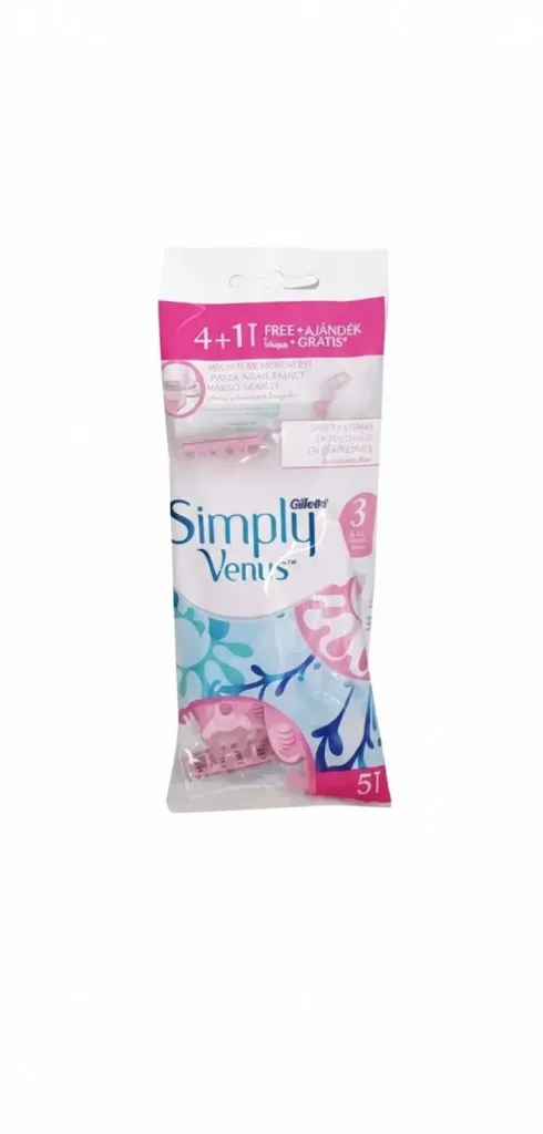 شفرات جيليت سيمبلي فينوس من سمبلي - 5 قطع