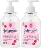 ⁦جونسون فيتا ريتش غسول للعناية باليدين بالتوت 300 مل⁩ - الصورة ⁦3⁩