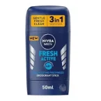 ⁦نيڤيا فريش أكتيف – مزيل عرق للرجال حماية 48 ساعة - 50 مل⁩ - الصورة ⁦3⁩