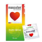 ⁦ماسكولان واقي ذكري إصدار الفواكه – 10 قطع | متعة حميمة بنكهات ممتعة⁩ - الصورة ⁦2⁩