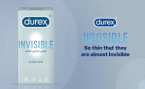 ⁦واقي ذكر ديوركس Invisible Extra Lubricated – عبوة 12 قطعة لحماية رقيقة وإحساس طبيعي⁩ - الصورة ⁦3⁩