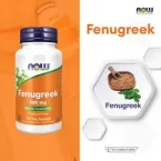 ⁦ناو فودز حبوب الحلبة 500 مجم⁩ - الصورة ⁦2⁩