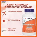 ⁦ناو فودز جلوتاثيون 500 مجم⁩ - الصورة ⁦2⁩