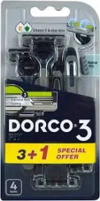 ⁦ماكينة حلاقة دوركو ثري فيت المحمولة عرض خاص3+1 لحلاقة ناعمة وسريعة - 1 قطعة⁩ - الصورة ⁦2⁩