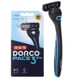 ⁦ماكينة حلاقة دوركو بيس 3 للرجال لحلاقة دقيقة وراحة قصوى للبشرة - 3 شفرات - قطعة واحدة⁩ - الصورة ⁦3⁩