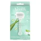 ⁦ماكينة حلاقة جيلت فينوس كومفورتجلايد الحساسة للنساء مع رؤوس بديلة لحلاقة ناعمة للبشرة الحساسة⁩ - الصورة ⁦3⁩