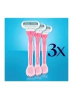 ⁦ماكينة حلاقة دوركو ايف 3 فيت للنساء بحلاقة ناعمة وعناية فائقة بالبشرة الحساسة - 4 قطع⁩ - الصورة ⁦2⁩