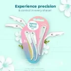 ⁦شفرة حلاقة الحواجب الامنة شاي من دوركو للنساء - 3 قطع⁩ - الصورة ⁦3⁩