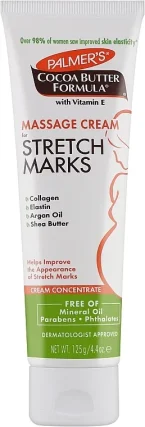 ⁦بالمرز كريم تدليك بتركيبة زبدة الكاكاو | الحل المتخصص لعلاج علامات تمدد الجلد - 125 جم⁩ - الصورة ⁦3⁩