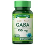 مكمل غذائي جابا من ناو فودز 750 مجم – دعم الاسترخاء وتحسين المزاج - 60 كبسولة