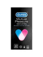 واقي الذكر ديوركس Mutual Pleasure – عبوة 10قطع لتحفيز وإحساس متبادل