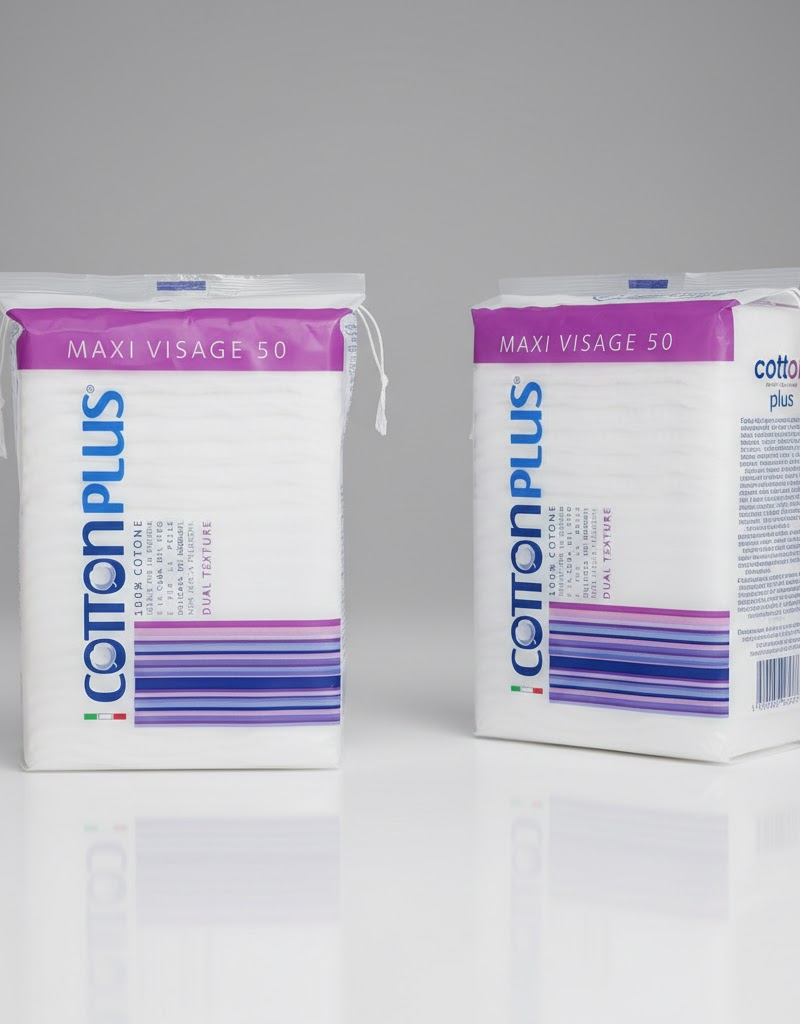 كوتون بلس – أقراص إزالة المكياج ماكسي فيزاج، 50 قطعة
