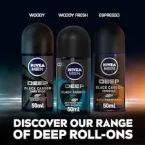 ⁦نيفيا رول‑أون مضاد التعرق للرجال كاربان إسبريسو 50 مل – حماية متطورة ورائحة رجولية⁩ - الصورة ⁦3⁩