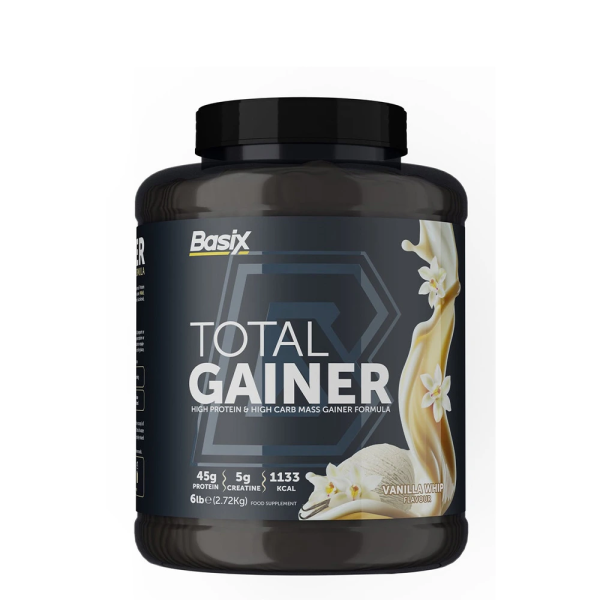 بيزكس توتال جينر 6 باوند – مكمل غذائي لزيادة الوزن وبناء العضلات