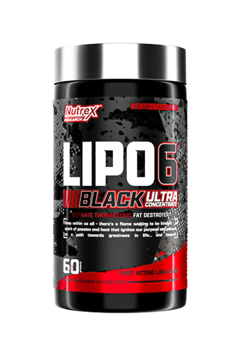 نوتريكس ليبو 6 بلاك ألترا كونسنتريت | أقوى حارق دهون مركز لتدمير الدهون بسرعة